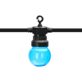 Aigostar LED lichtslinger buiten waterdicht met blauwe bollampen voor sfeervolle buitenverlichting