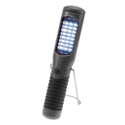 LED Looplamp op batterijen met magneet - Draadloos - Koud wit licht - Zwart