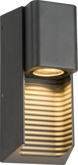 Applique murale LED extérieure avec douille GU10 - Rayures - Rimini - IP44 - Anthracite