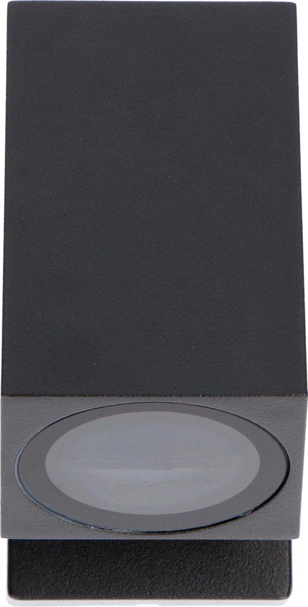 LED's Light applique extérieure LED inclinable - Douille GU10 - IP44 - Noir - Modèle Lucca