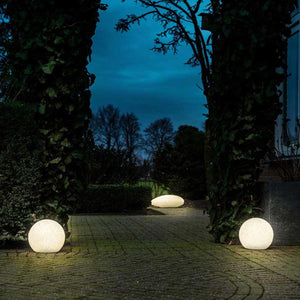 LED padverlichting steen warmwit met sensor - IP65 waterdicht - 20cm