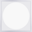 Dalle LED 60x60 avec surface lumineuse ronde