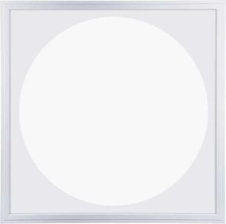 Dalle LED 60x60 avec surface lumineuse ronde