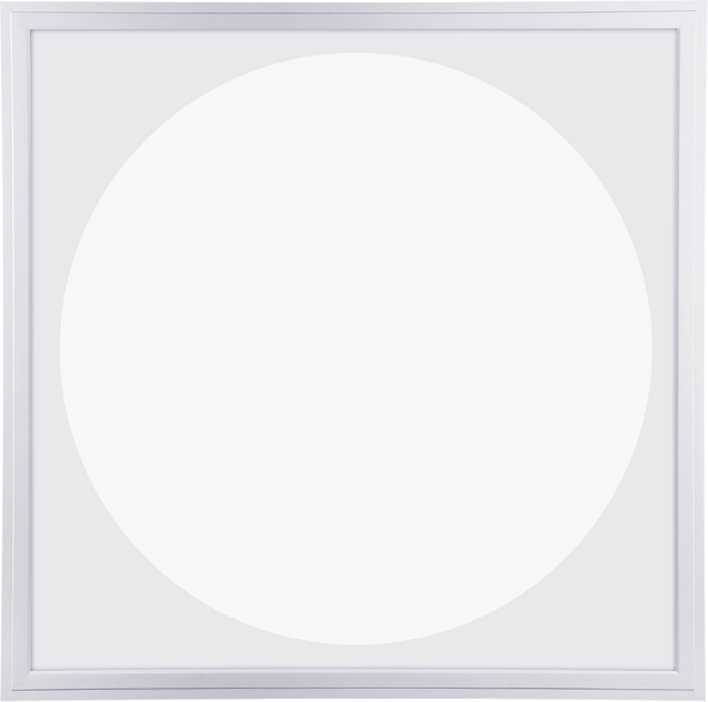 Dalle LED 60x60 avec surface lumineuse ronde