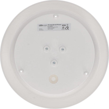 Plafonnier LED de 24 cm avec capteur de mouvement – 680 lumens – Blanc chaud 3000 K
