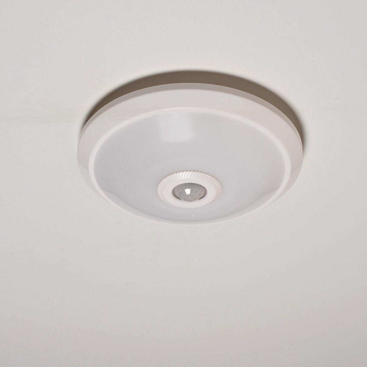 LED Plafondlamp 24cm met Bewegingssensor - 680 lumen - Warmwit 3000K