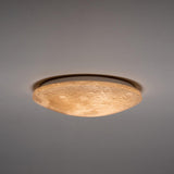 Plafonnier LED 1900 lumens - 18W - Design lune 45cm - Variable avec télécommande