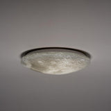 Plafonnier LED 1900 lumens - 18W - Design lune 45cm - Variable avec télécommande