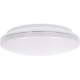 LED Plafondlamp rond 35 cm met ringen - Universeel - Spatwaterdicht - Warm wit licht