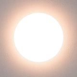 LED Plafondlamp rond 35 cm met ringen - Universeel - Spatwaterdicht - Warm wit licht