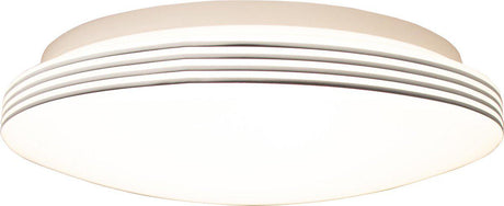 LED Plafondlamp rond 35 cm met ringen - Universeel - Spatwaterdicht - Warm wit licht