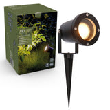 LED Prikspot GU10 - Kantelbaar 360° - IP54 - 150cm Kabel - Zwart