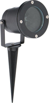 LED Prikspot GU10 - Kantelbaar 360° - IP54 - 150cm Kabel - Zwart