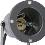 LED Prikspot GU10 - Kantelbaar 360° - IP54 - 150cm Kabel - Zwart