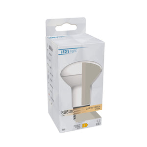 LED reflectorlamp E27 warmwit 2700K - 7W 806 lumen - R63 mat opaal