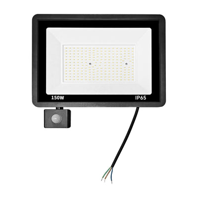 LED schijnwerper 150W met bewegingssensor koelwit 4000K – voorkant