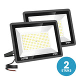 Set van 2 LED schijnwerpers 200W koelwit 4000K - 2 stuks