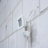 LED schijnwerper 1100 lumen - 10W - koelwit 4000K - bewegingssensor - daglichtsensor - IP44 waterdicht - wit - 230V