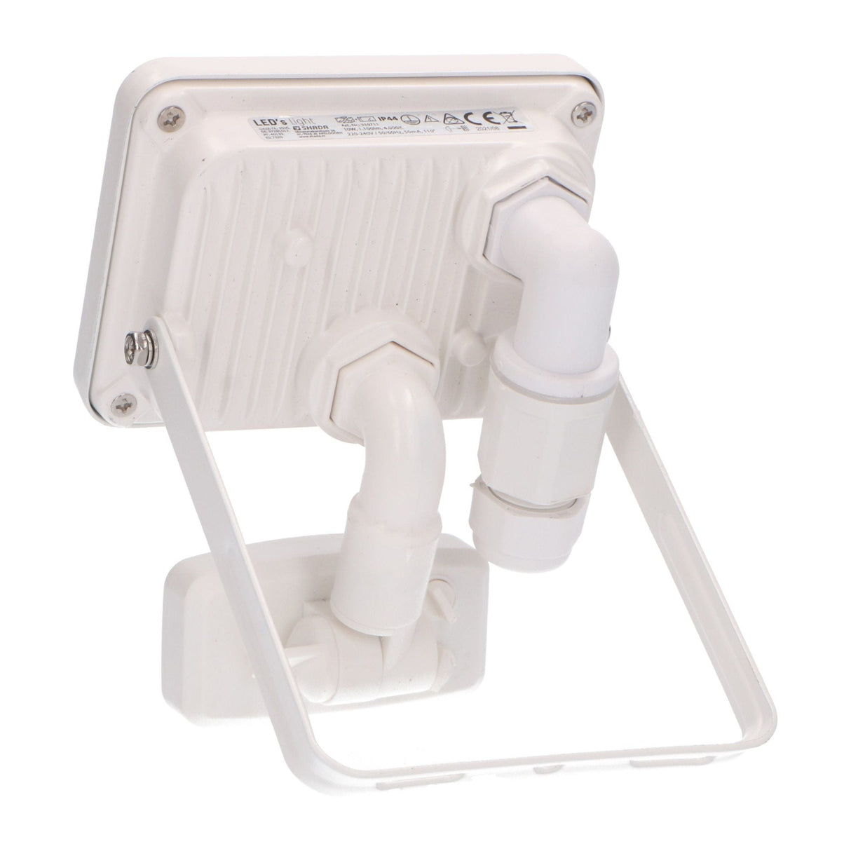LED schijnwerper 1100 lumen - 10W - koelwit 4000K - bewegingssensor - daglichtsensor - IP44 waterdicht - wit - 230V