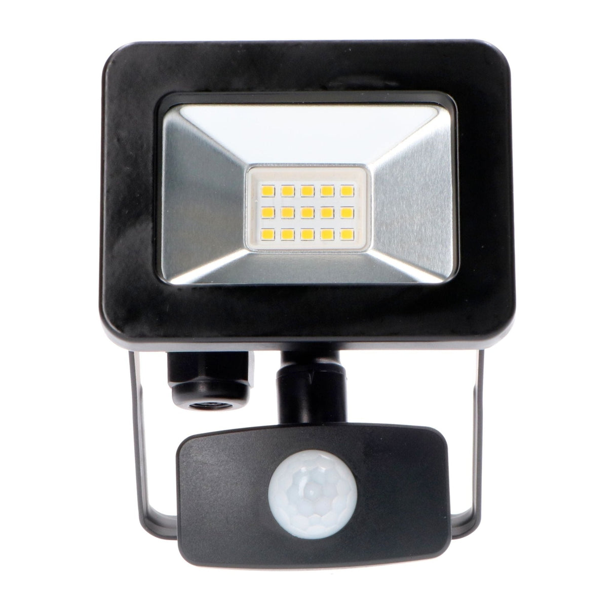 Projecteur LED blanc froid 4000 K avec détecteur de mouvement - 10 W 1100 lumens - IP44