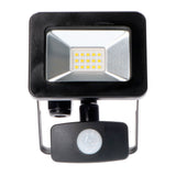 Projecteur LED blanc froid 4000 K avec détecteur de mouvement - 10 W 1100 lumens - IP44
