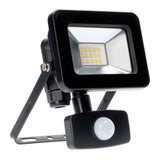 Projecteur LED blanc froid 4000 K avec détecteur de mouvement - 10 W 1100 lumens - IP44