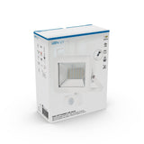 LED schijnwerper met bewegings- en daglichtsensor - 30W 3300 lumen - IP44 - wit
