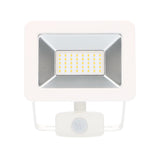 LED schijnwerper met bewegings- en daglichtsensor - 30W 3300 lumen - IP44 - wit