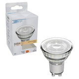 LED Spot GU10 360 lumen - 4W - Warmwit 2700K - 36° - MR16 - Helder Glas
