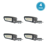 4× LED straatverlichting 100W koelwit 4000K - 4 stuks