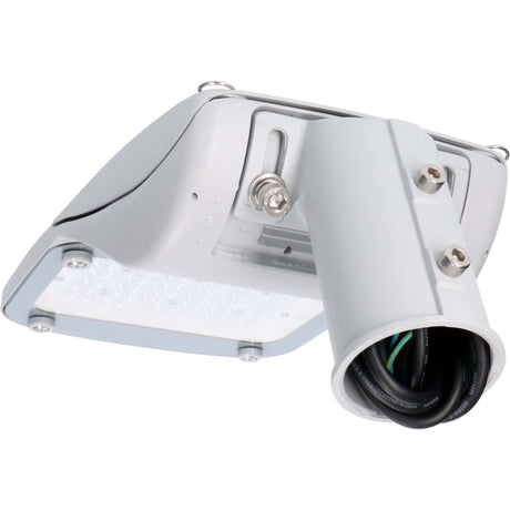 Éclairage public LED avec lampadaire 60W - Étanche et résistant aux chocs - IP66 - Gris