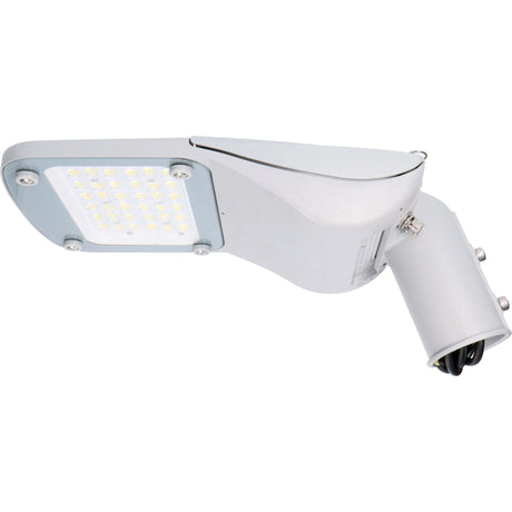 Éclairage public LED avec lampadaire 60W - Étanche et résistant aux chocs - IP66 - Gris