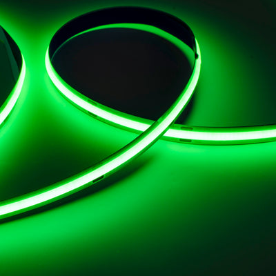COB LED Strip, Groen, 24V