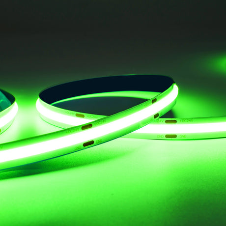 COB LED Strip, Groen, 24V