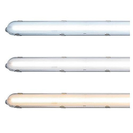 Réglette LED type tube fluorescent, 7020 lumens - 39 W - 3000 K/4000 K/6500 K - IP65 IK08 - 150 cm - puissance réglable
