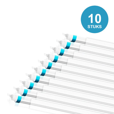 10 stuks LED TL buis T5 55cm 9W 1260 lm daglichtwit 6000K