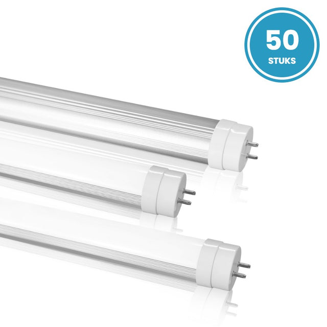 Carton de 50 tubes LED T8 120cm 18W blanc chaud 3000K
