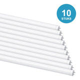 10 stuks LED TL buis T8 120cm 18W 3600 lm 200 lm/W koelwit 4000K
