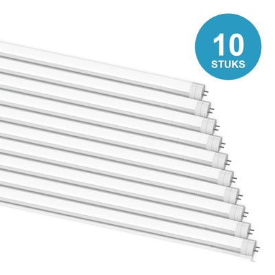 10 stuks LED TL buis T8 150cm 25W 3000 lm daglichtwit 6000K
