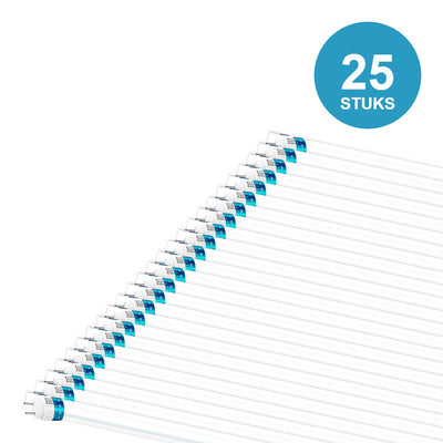 25 stuks LED TL buis T8 150cm 25W 5000 lm 200 lm/W daglichtwit 6000K