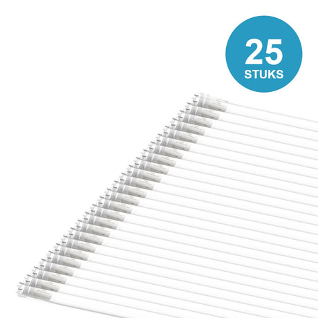 25 stuks LED TL buis T8 150cm 25W met bewegingssensor 30 sec 3500 lm koelwit 4000K