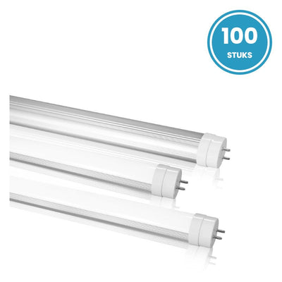 Carton de 100 tubes LED T8 60cm 9W blanc chaud 3000K