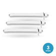 3 stuks LED tri-proof armatuur 1200mm 36W koelwit 4000K