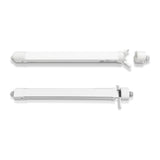 LED tri-proof armatuur 1200mm 36W 150 lm/W koppelbaar, voorkant en achterkant