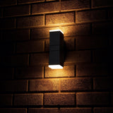 2 pack LED's Light 2-lichts LED Design Buitenlamp - Model Terni - Draaibaar - Warm wit - Antraciet