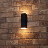 2 pack LED's Light 2-lichts LED Design Buitenlamp - Model Terni - Draaibaar - Warm wit - Antraciet