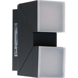 2 pack LED's Light 2-lichts LED Design Buitenlamp - Model Terni - Draaibaar - Warm wit - Antraciet