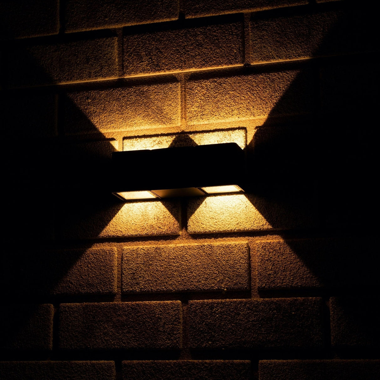 Applique murale extérieure LED's Light à 4 lumières - Modèle Aversa - Blanc chaud - Étanche IP54 - Anthracite