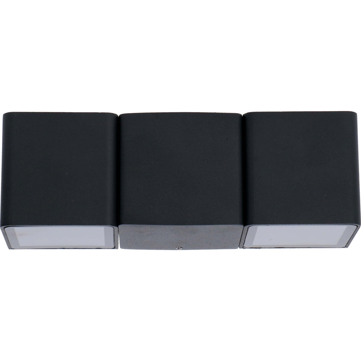 Applique murale extérieure LED's Light à 4 lumières - Modèle Aversa - Blanc chaud - Étanche IP54 - Anthracite