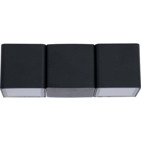 Applique murale extérieure LED's Light à 4 lumières - Modèle Aversa - Blanc chaud - Étanche IP54 - Anthracite